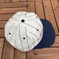 Sears Chargers Graphic Hat | Snap Back | Vintage 1990s Made in USA Pinstripe White Cap |