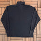 Pittsburgh Steelers Embroidered Graphic Turtleneck | Size Large | Vintage 1990s NFL Football Black T-Shirt |