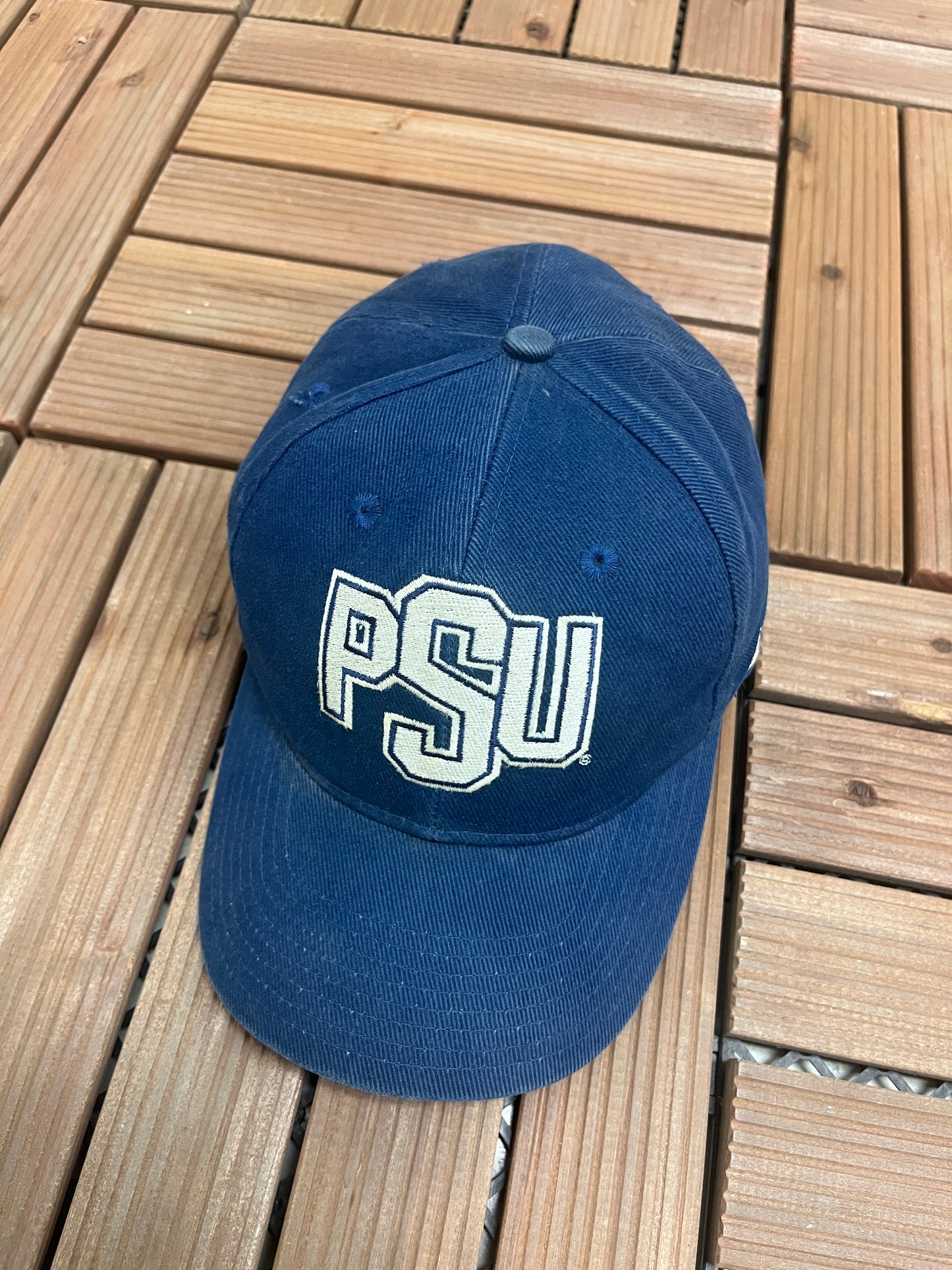 Penn State Nittany Lions Nike Graphic Hat | Strap Back | Vintage 2000s College Sports Blue Cap |