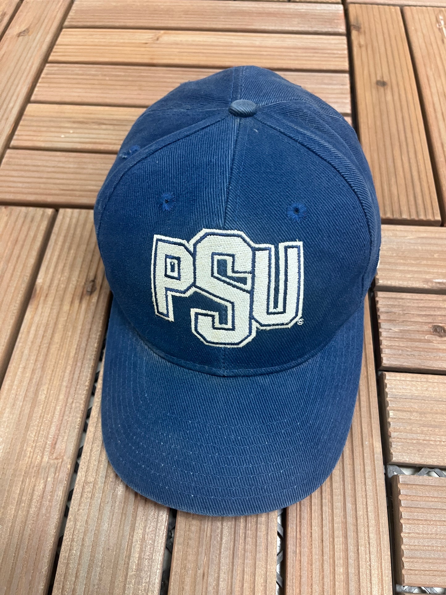 Penn State Nittany Lions Nike Graphic Hat | Strap Back | Vintage 2000s College Sports Blue Cap |