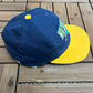 Notre Dame Fighting Irish Graphic Hat | Snap Back | Vintage 1990s College Sports Blue Cap |