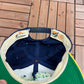 Notre Dame Fighting Irish Graphic Hat | Snap Back | Vintage 1990s College Sports Blue Cap |