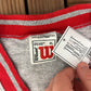 Wilson Athletic Dept.  Graphic Tee | Size XL | Vintage 1990s Tennis Branded Grey Tank Top Vest T-Shirt | Free Shipping to USA |
