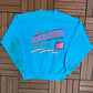 Exclusive I.O.U. Collection Graphic Crewneck | Size Medium | Vintage 1990s Promotional Blue Sweater |