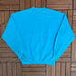 Exclusive I.O.U. Collection Graphic Crewneck | Size Medium | Vintage 1990s Promotional Blue Sweater |
