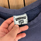 Yale University Spell Out Stitched Graphic Crewneck | Size X-Large | Vintage 1990s Made in USA College Blue Sweater |