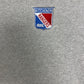 Kitchener Rangers Embroidered Graphic Crewneck | Size Small | Vintage 2000s OHL Hockey Grey Sweater |