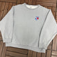 Kitchener Rangers Embroidered Graphic Crewneck | Size Small | Vintage 2000s OHL Hockey Grey Sweater |