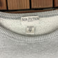 Kitchener Rangers Embroidered Graphic Crewneck | Size Small | Vintage 2000s OHL Hockey Grey Sweater |