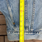 Levi Strauss & Co 77598-0291 Red Tab Denim Jacket | Size Large | Vintage 1990s Blue Jean Trucker Jacket | Made in USA |