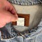 Levi Strauss & Co 77598-0291 Red Tab Denim Jacket | Size Large | Vintage 1990s Blue Jean Trucker Jacket | Made in USA |