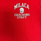 Milaca Indians Coaching Staff High School Graphic Tee | Size XX-Large | Vintage 1990s High School Red T-Shirt |