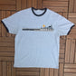 Great Falls, Montana Graphic Tee | Size Large | Vintage 1990s Tourist Blue T-Shirt |