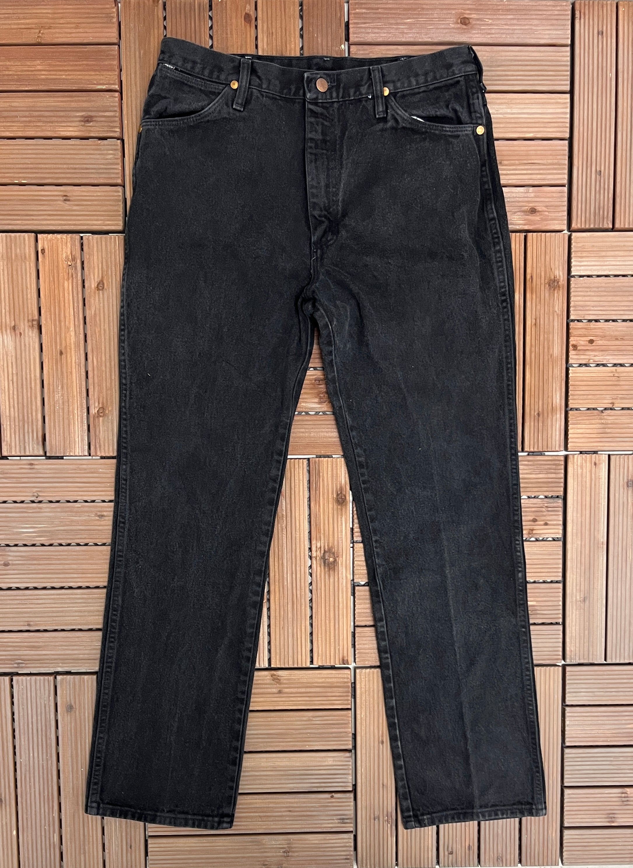 Vintage black best sale wrangler jeans