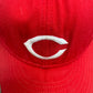 Cincinnati Reds Embroidered Graphic Hat | Size 7 3/8 | Vintage 1990s MLB Baseball Red Cap |