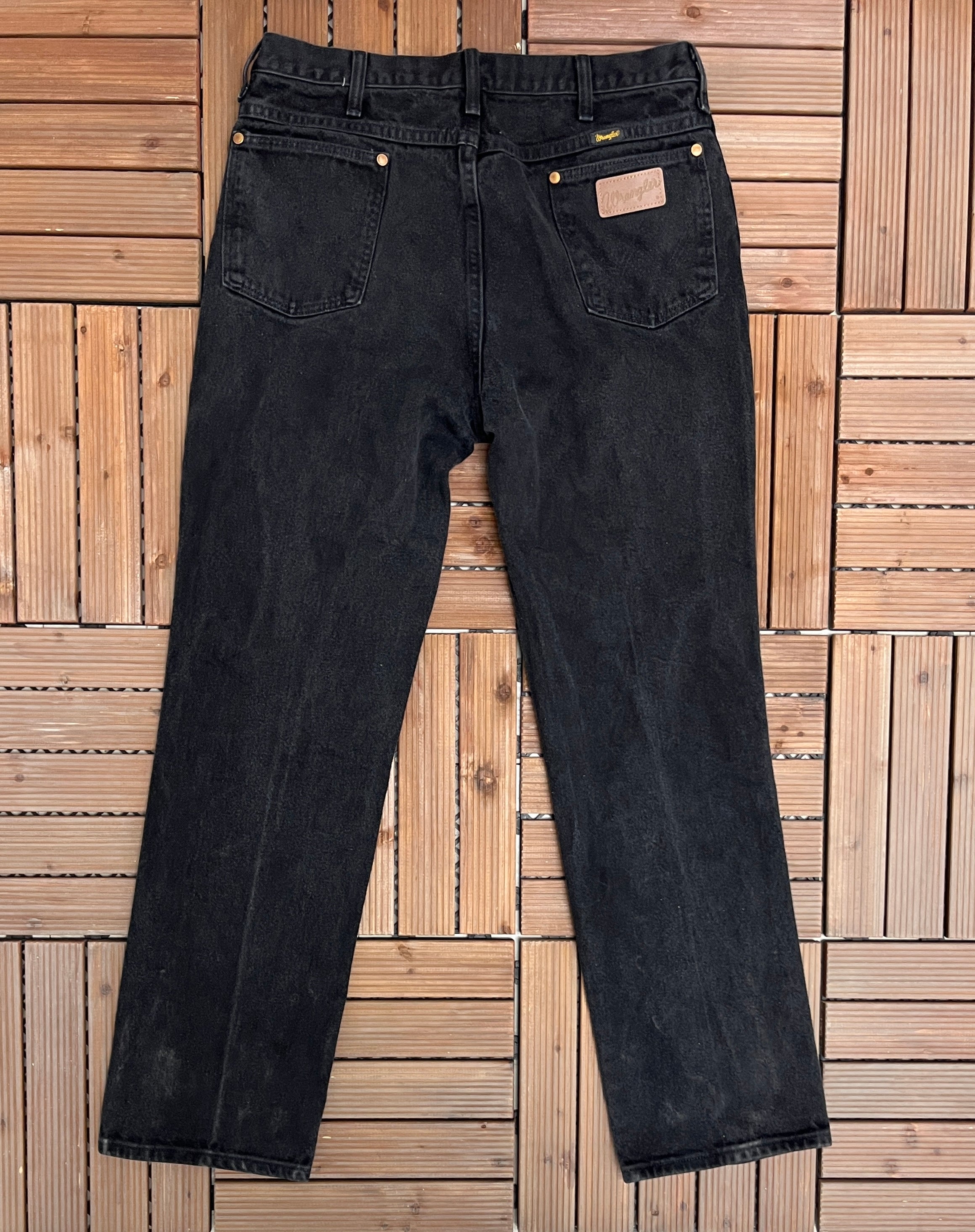 Vintage black hot sale wrangler jeans