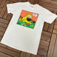 Mother Goose & Grim Burp Graphic Tee | Size Medium | Vintage 1990s Funny Promotional Cartoon White T-Shirt | Free Shipping to USA |