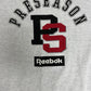 Reebok Preseason Graphic Tee | Size XX-Large | Vintage 1990s Reebok Branded Grey T-Shirt | Made in USA | Free Shipping to USA |