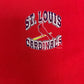 St. Louis Cardinals Mark McGwire Graphic Tee | Size X-Large | Vintage 1990s MLB Baseball Red T-Shirt |