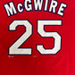 St. Louis Cardinals Mark McGwire Graphic Tee | Size X-Large | Vintage 1990s MLB Baseball Red T-Shirt |