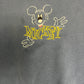 Mickey Mouse Embroidered Graphic Crewneck | Size X-Large | Vintage 1990s Blue Mickey Mouse Disney Sweater |
