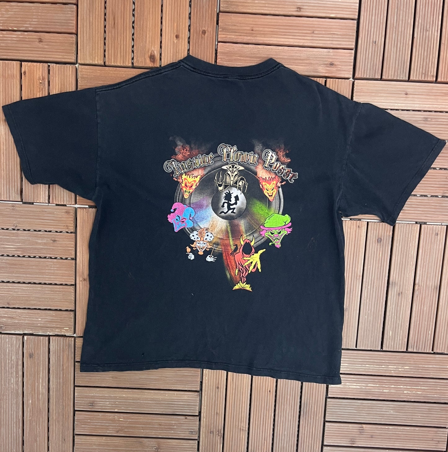 Insane Clown Posse Graphic Tee | Size Large | Vintage 2000s Hip-Hop/Rap Black T-Shirt |