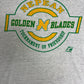 Nepean Golden Blades Graphic Tee | Size X-Large | Vintage 1990s Youth Hockey Grey T-Shirt |