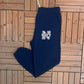 Navy Midshipmen Graphic Sweat Pants | Size Large | Vintage 1990s College Football Blue Sweat Pants |