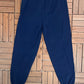 Navy Midshipmen Graphic Sweat Pants | Size Large | Vintage 1990s College Football Blue Sweat Pants |