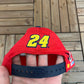 Jeff Gordon NASCAR Embroidered Graphic Hat | Youth Snap Back | Vintage 2000s Racing Red Cap | Free Shipping to America |