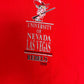 University of Nevada Las Vegas Runnin' Rebels Graphic Tee | Size X-Large | Vintage 1990s College Single Stitch Red T-Shirt |