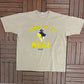 Pittsburgh Penguins Beware Of The Moose Graphic Tee | Size XX-Large | Vintage 2000s NHL Hockey Beige T-Shirt |