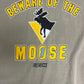 Pittsburgh Penguins Beware Of The Moose Graphic Tee | Size XX-Large | Vintage 2000s NHL Hockey Beige T-Shirt |