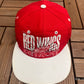 Detroit Red Wings Embroidered Graphic Hat | Snap Back | Vintage 1990s NHL Hockey Red Cap |