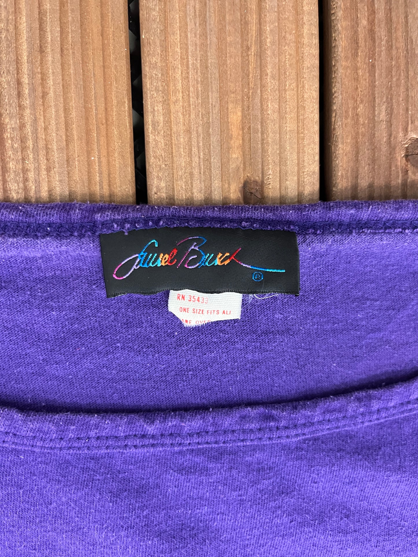 Woman Spirit Woman Soul Graphic Tee | One Size Fits All | Vintage 1990s Single Stitch Purple T-Shirt |