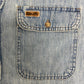 Carhartt Spell Out Patch Light Denim Shirt | Size XX-Large | Vintage 1990s Blue Light Denim Jacket |
