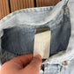 Carhartt Spell Out Patch Light Denim Shirt | Size XX-Large | Vintage 1990s Blue Light Denim Jacket |