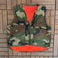 Camoflauge Green Vests Jacket | Size Large | Vintage 1990s Hunting Camoflauge Vest |