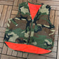 Camoflauge Green Vests Jacket | Size Large | Vintage 1990s Hunting Camoflauge Vest |
