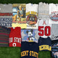 18 Piece Wholesale Bundle Lot of 1990s & 2000s Music, Pro / College Sports, Jeans, Promotional Items, Russell Athletic Made in USA