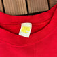 Link-Belt Cranes Graphic Crewneck | Size X-Large | Vintage 1990s Promotional Red Sweater |