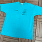 Manitoba Bull Dog Athletic Club Graphic Tee | Size XX-Large | Vintage 1990s Promotional Teal T-Shirt |
