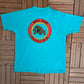 Manitoba Bull Dog Athletic Club Graphic Tee | Size XX-Large | Vintage 1990s Promotional Teal T-Shirt |