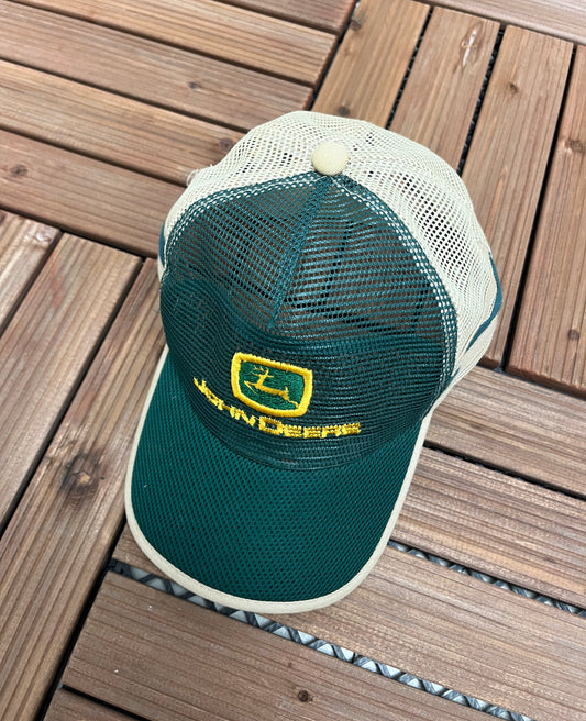 John Deere Embroidered Graphic Hat | Adjustable With Snap Back | Vintage Promotional Green Cap | Free Shipping to USA|