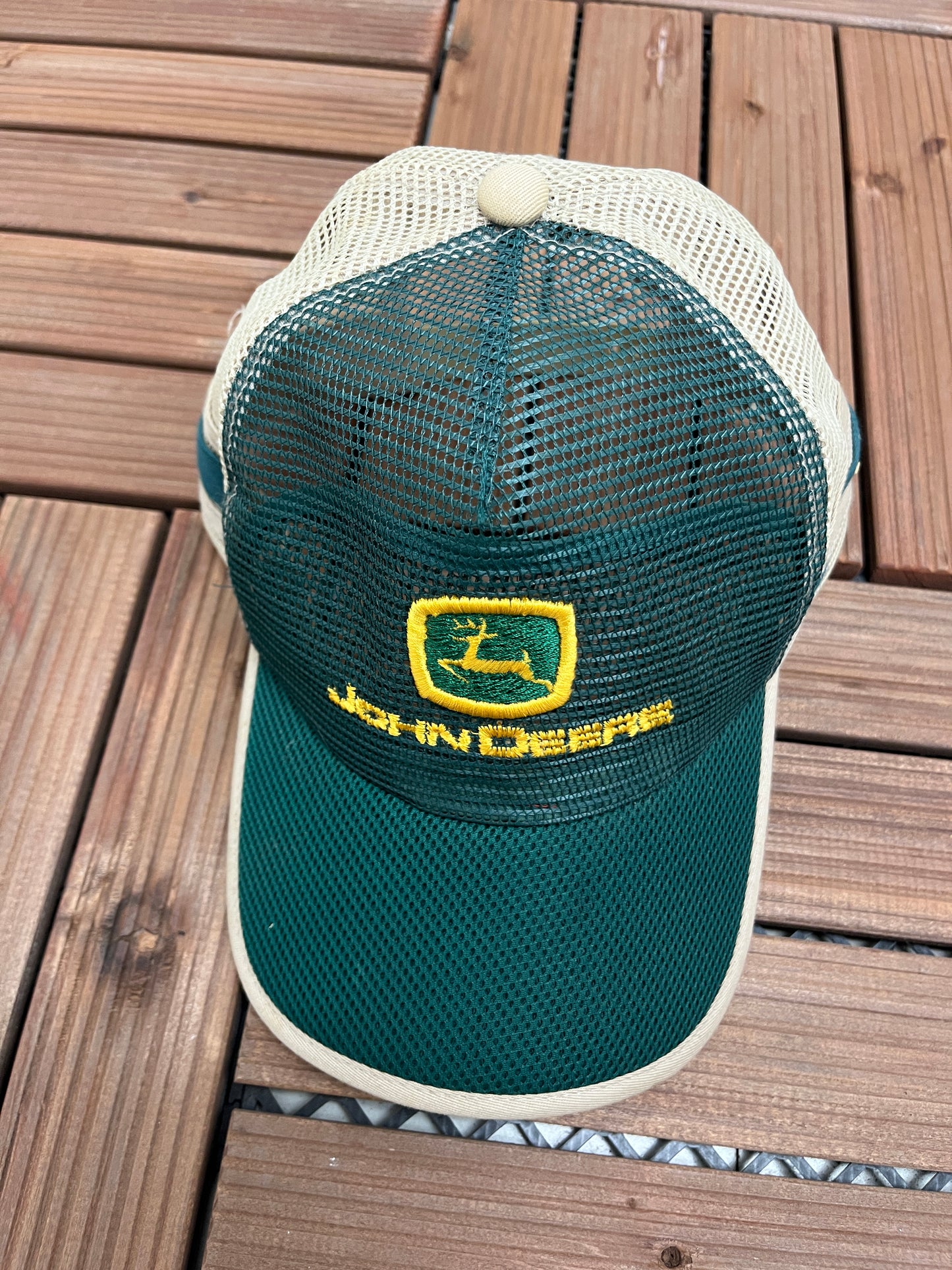 John Deere Embroidered Graphic Hat | Adjustable With Snap Back | Vintage Promotional Green Cap | Free Shipping to USA|