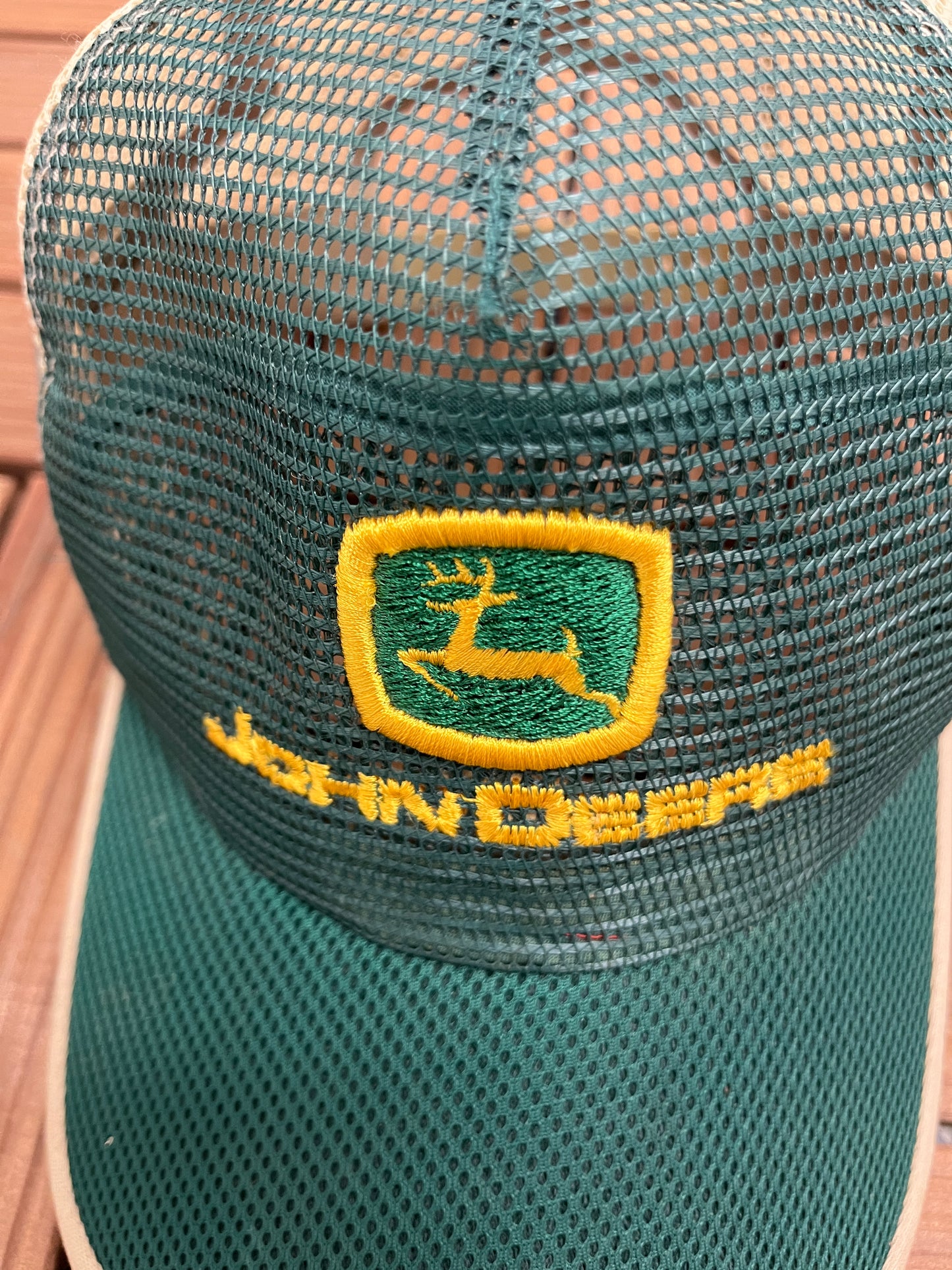 John Deere Embroidered Graphic Hat | Adjustable With Snap Back | Vintage Promotional Green Cap | Free Shipping to USA|