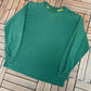 Green Bay Packers Reebok Mock Neck Graphic Tee | Size Medium | Vintage 1990s NFL Football Green T-Shirt |