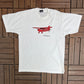 Stinson Aircraft Company Graphic Tee | Size Large | Vintage 1990s Promotional White T-Shirt | Made in USA |