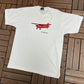 Stinson Aircraft Company Graphic Tee | Size Large | Vintage 1990s Promotional White T-Shirt | Made in USA |