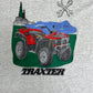 Mechanique Precision Traxter Graphic Tee | Size Medium | Vintage 1990s Made in Canada Grey T-Shirt |